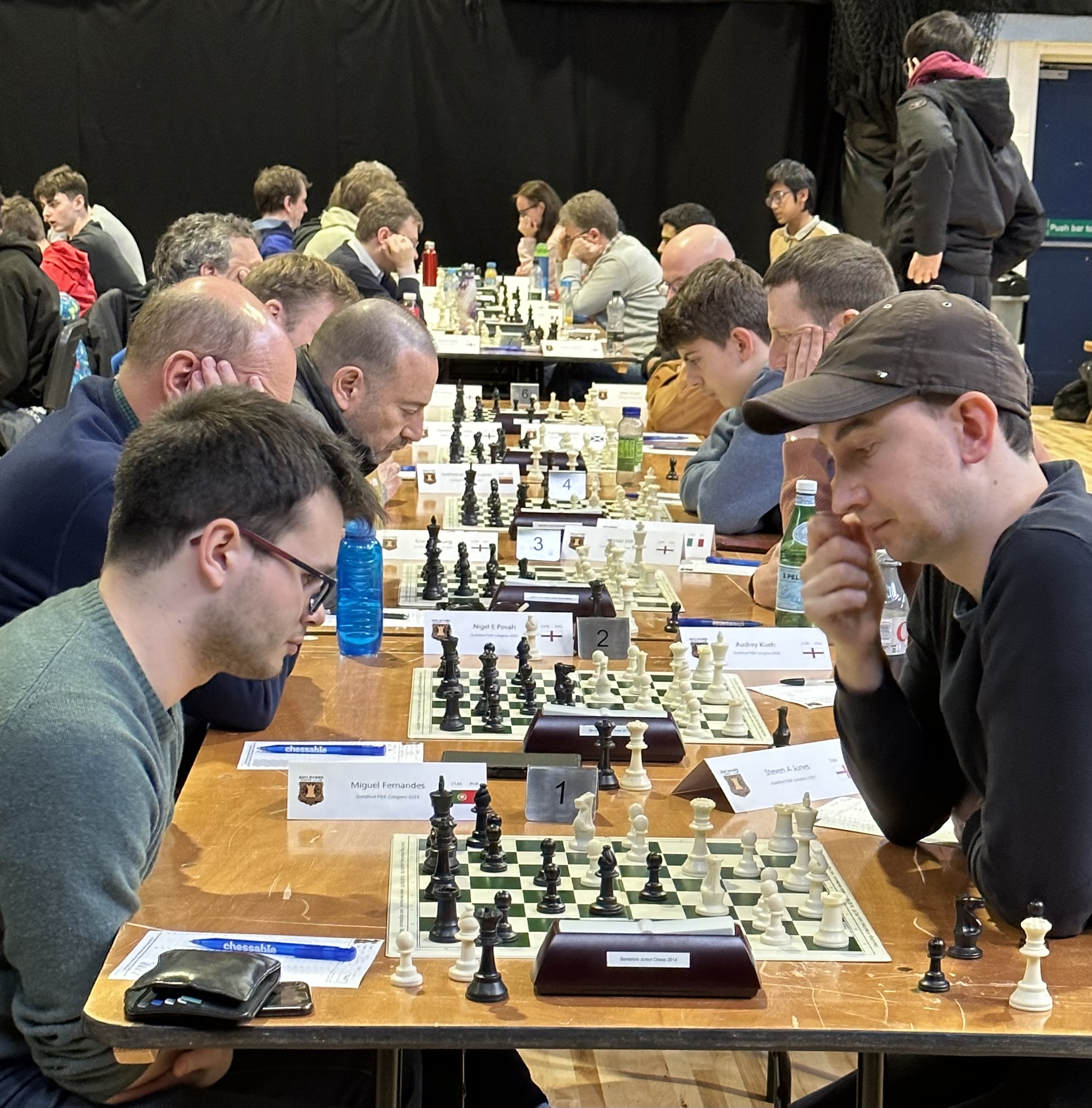 Players in the Open section